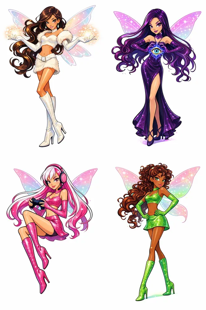 Winx Club Inspired Girl Characters