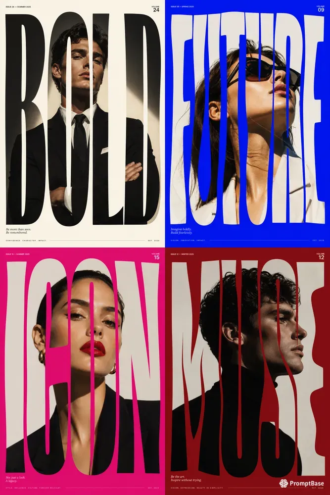 Editorial Typography Poster Generator