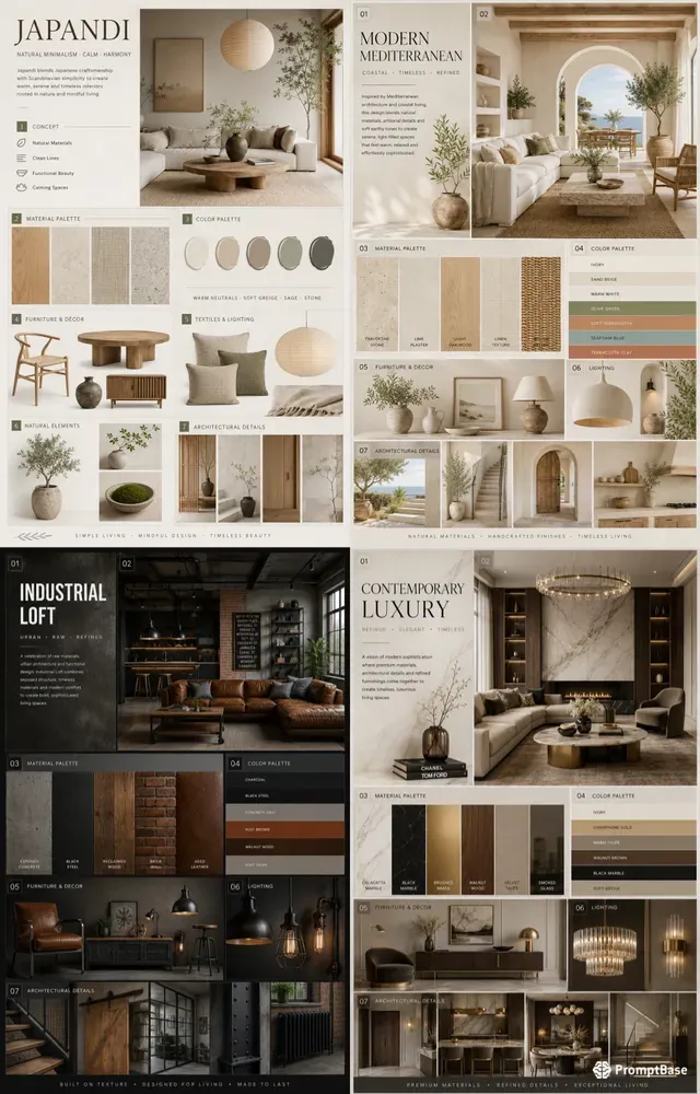 Interior Design Moodboard Generator