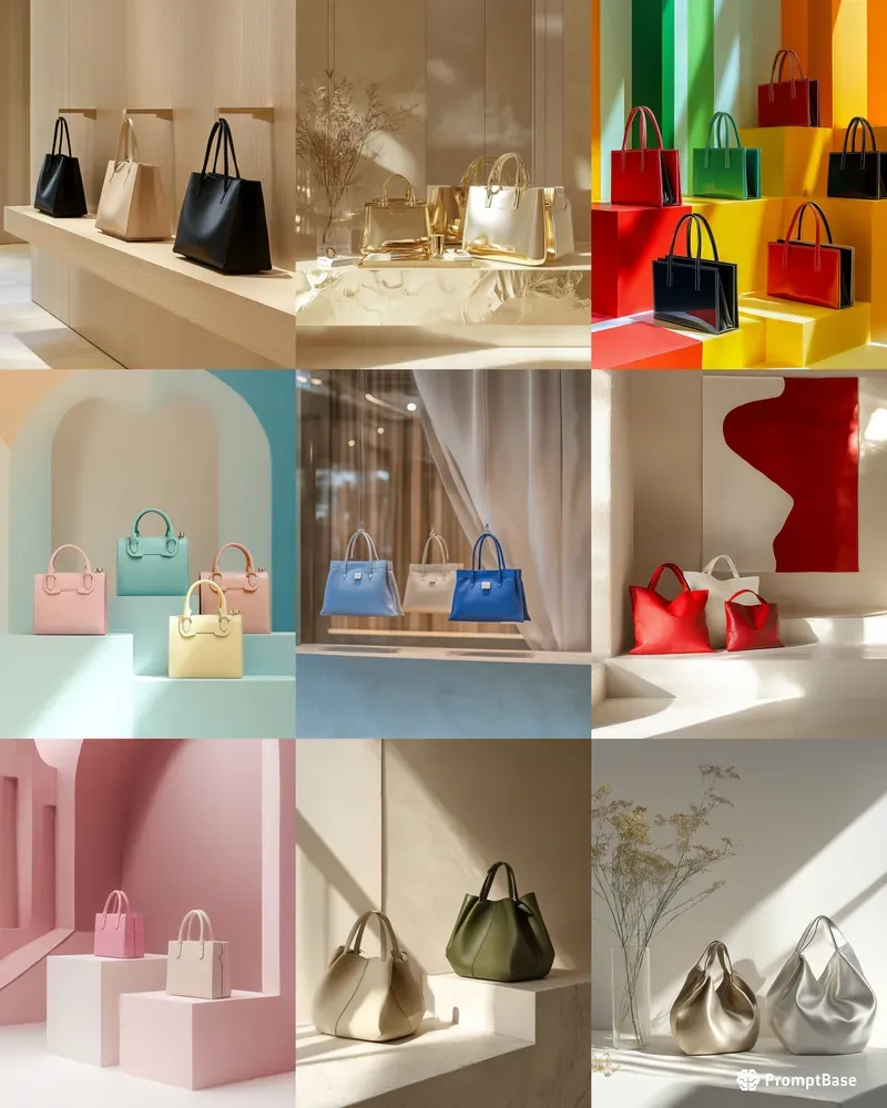 Modern Bag Displays