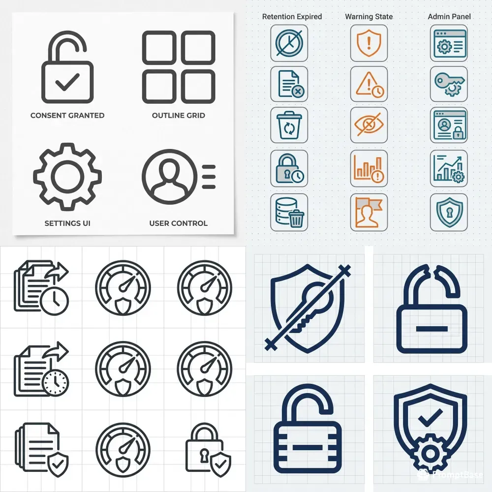 Privacy Status Icons
