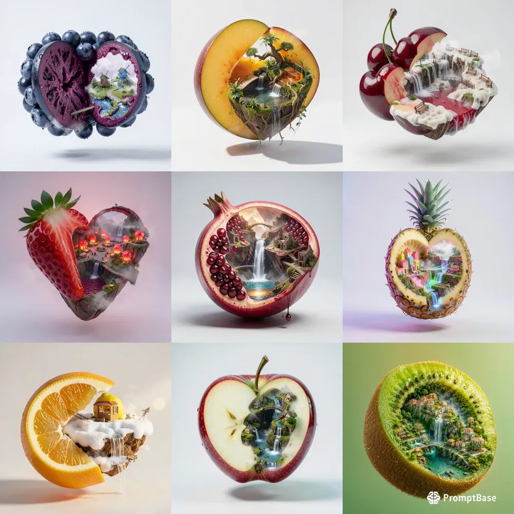 Floating Fruit Islands