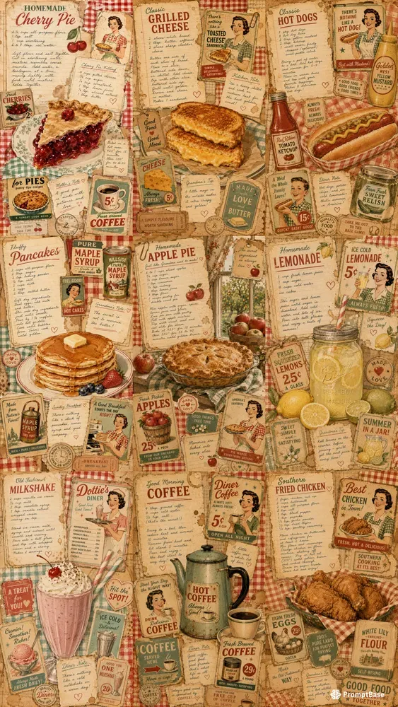 Vintage American Kitchen Junk Journals