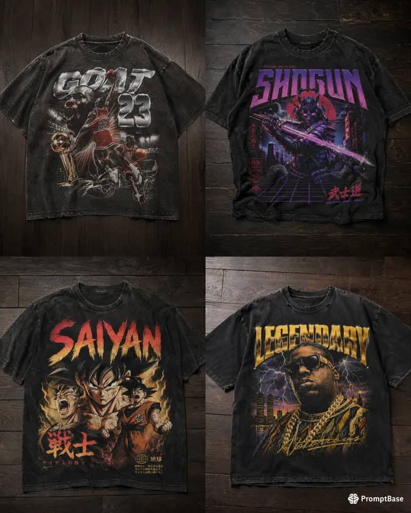 90s Vintage Bootleg Rap Tee Merch