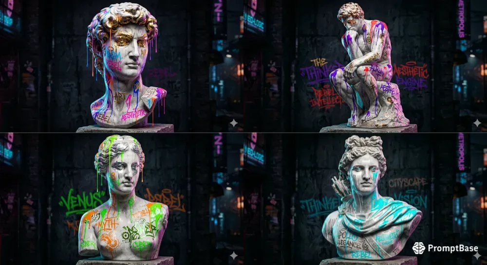 Combo Luxury Vandalism Classical Icons