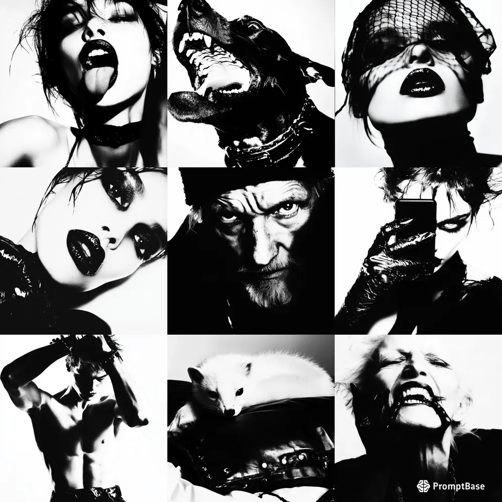 High Contrast Vogue Style Photos