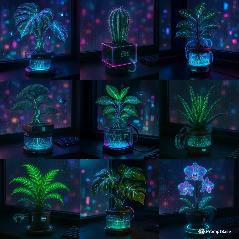 Cyberpunk Houseplants