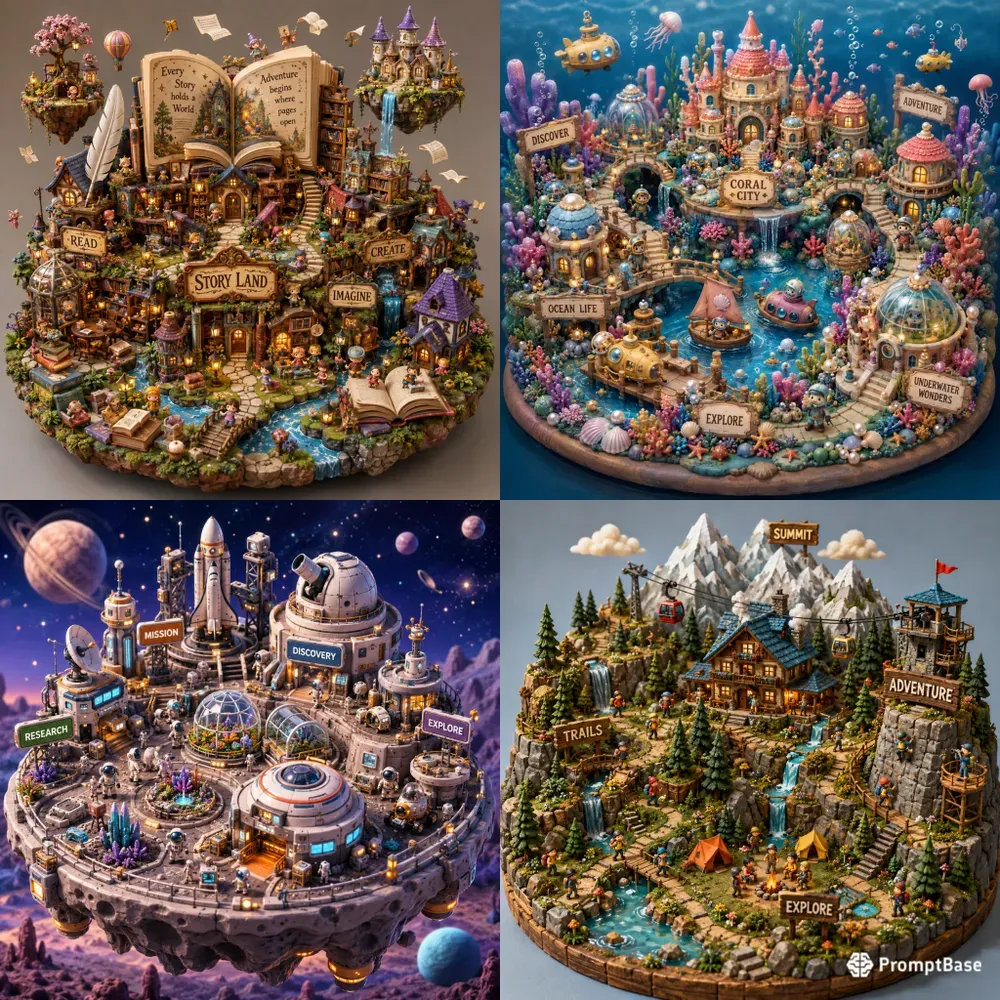 Miniature 3D Worlds