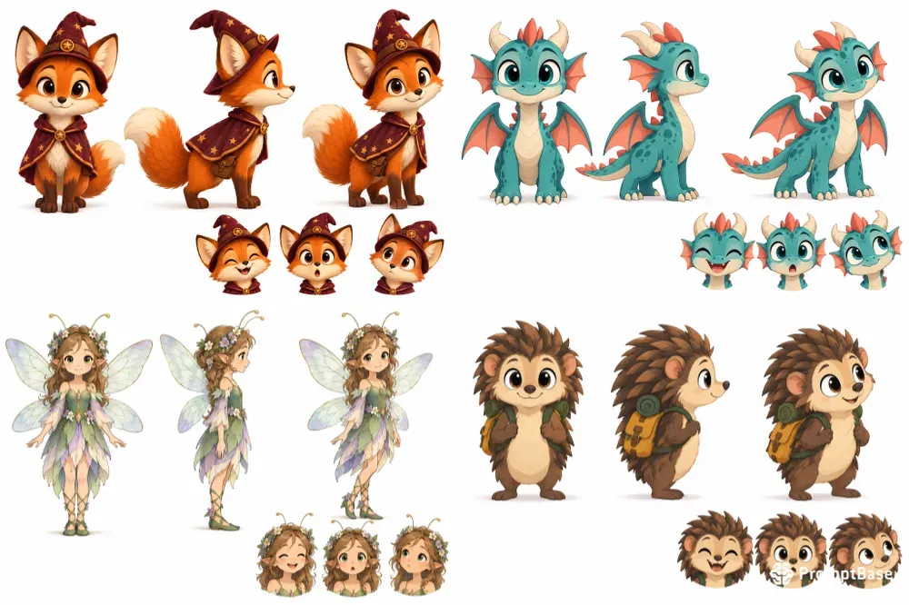 Character Design Sheet Generator
