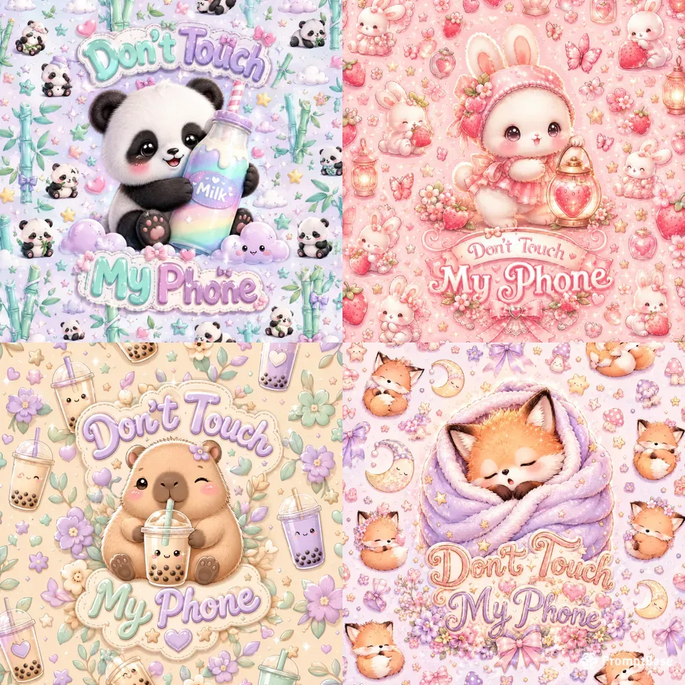 Cute Kawaii Wallpaper Bundle Packs
