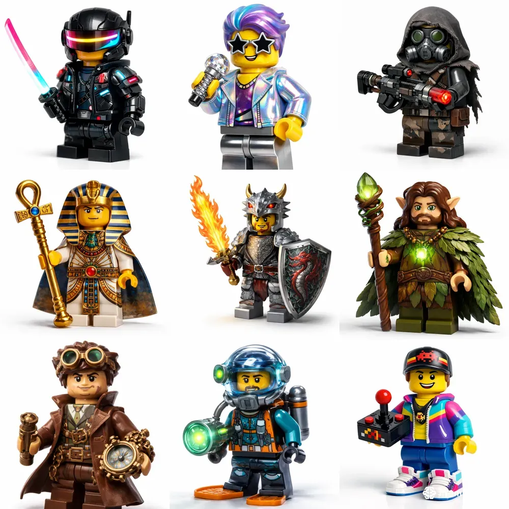 Ultimate Lego Minifigure Generator Tools