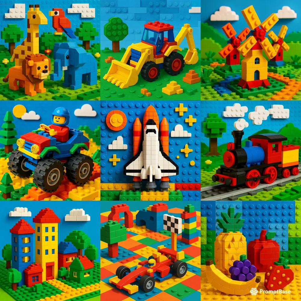 Block Worlds With Playful Design