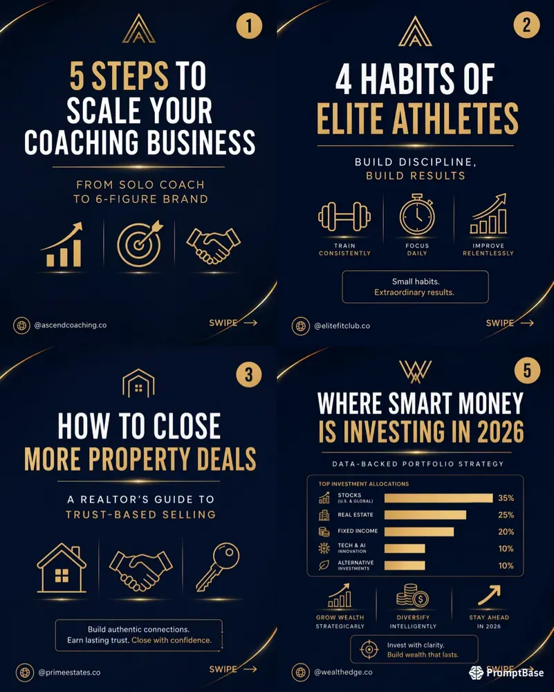 Luxury Business Carousels