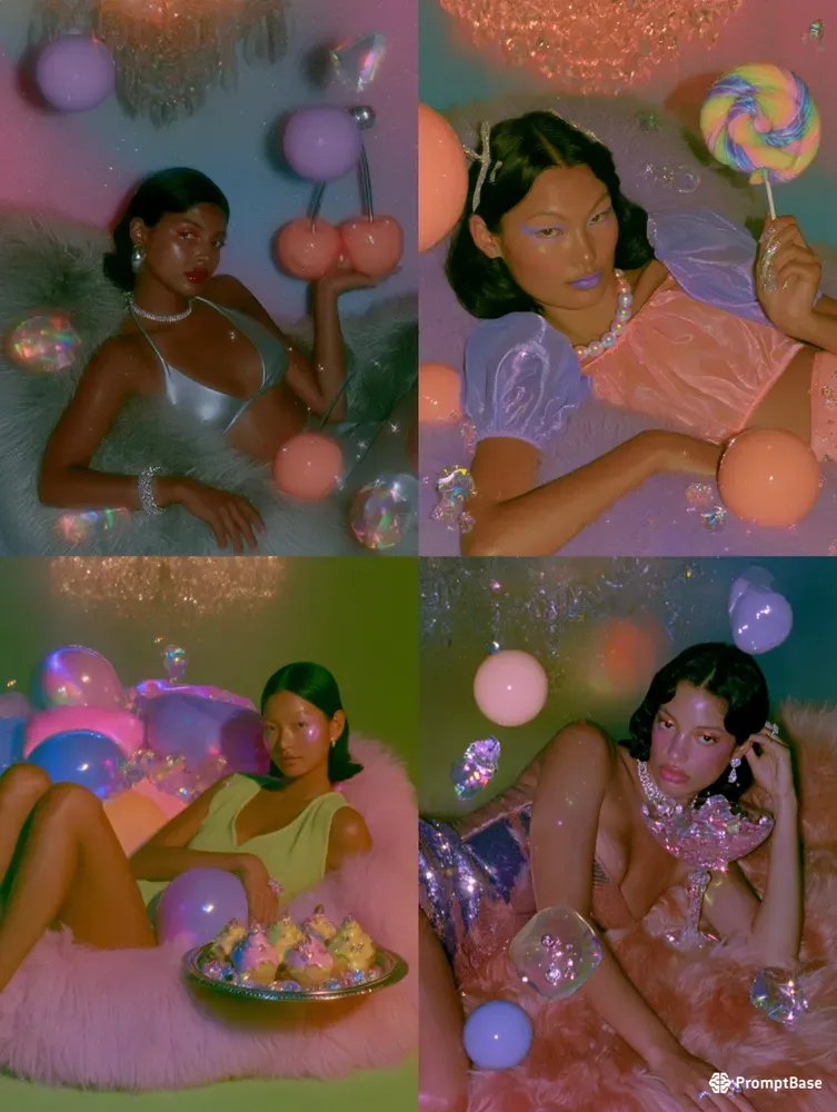 Y2k Hyperpop Dreamcore Beauty Editorials