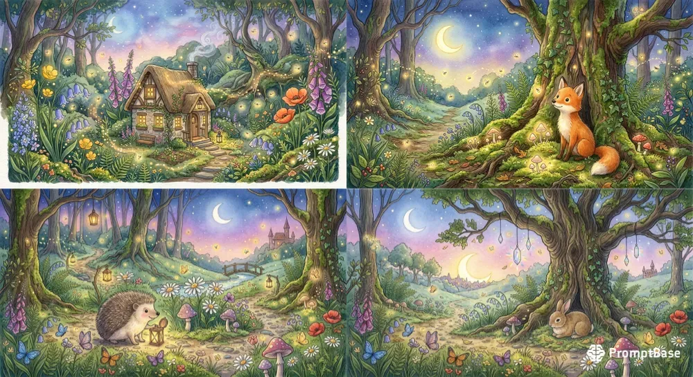 Whimsical Enchanted Forest Tales