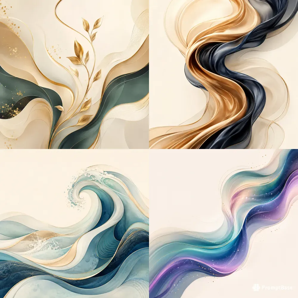 Flowing Abstract Elegance