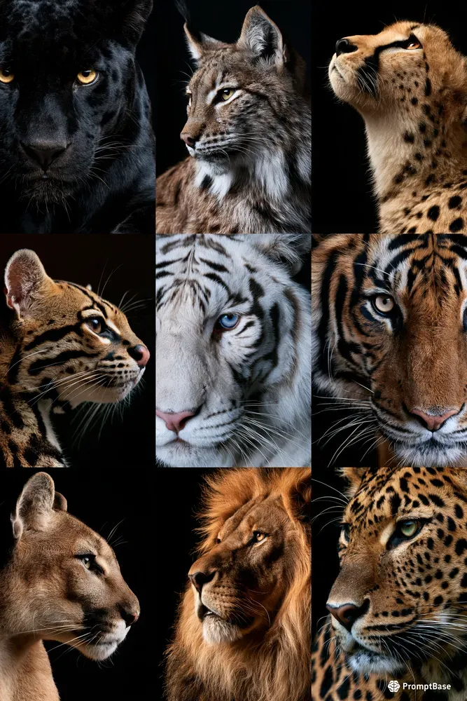 Big Cat Portrait Generator