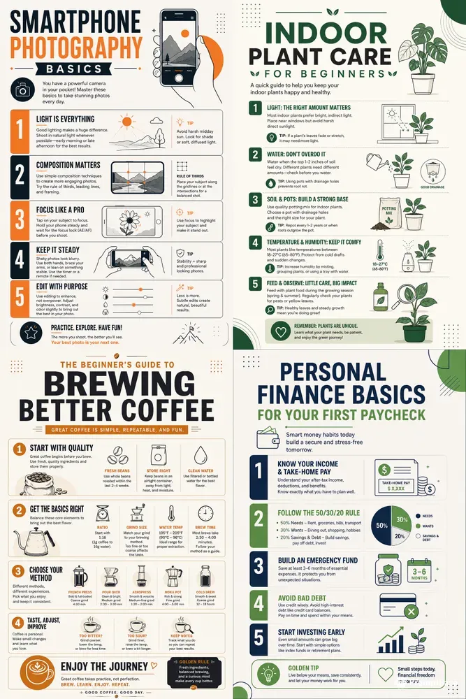 Beginner Cheat Sheet Infographics