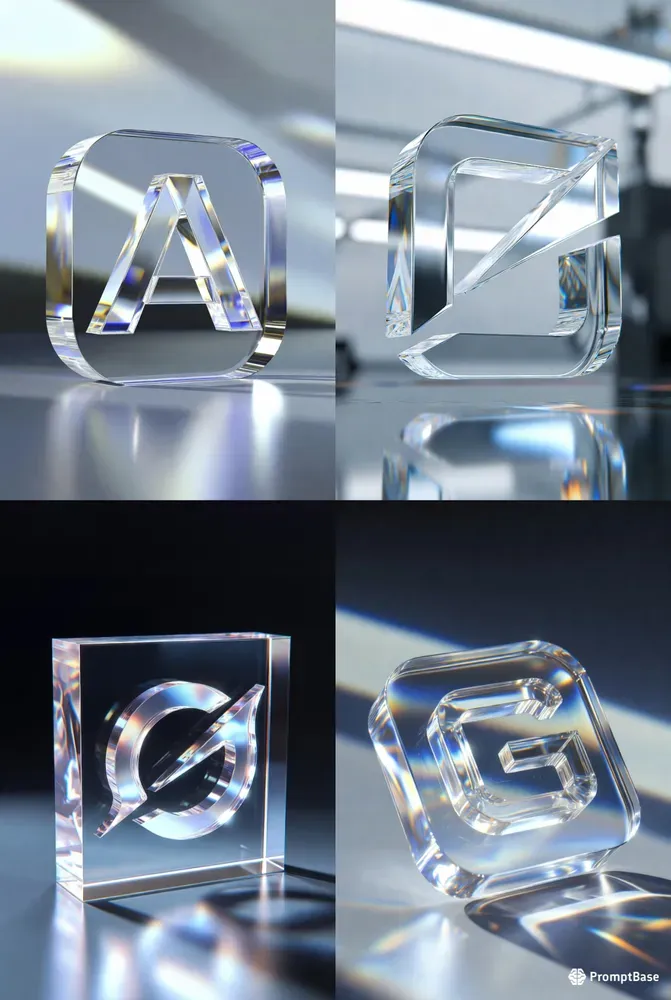 Crystal Glass Logos 8K