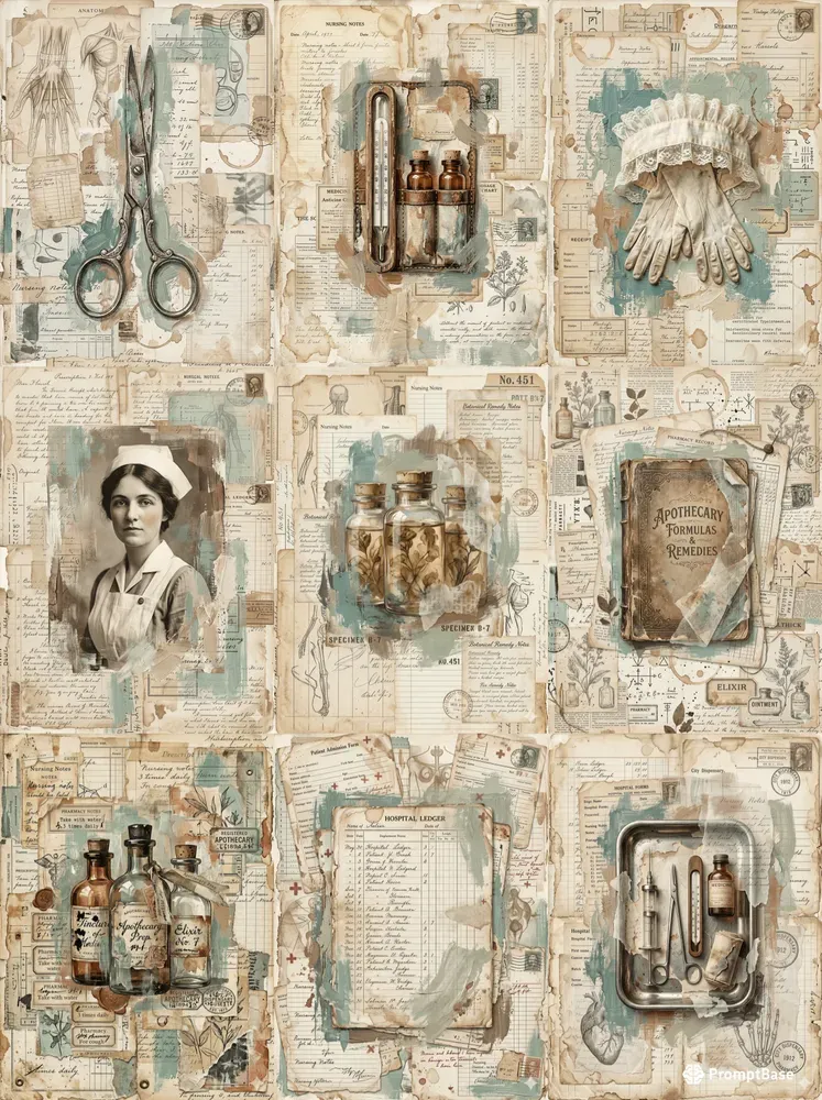 Nursethemed Junk Journal Collections