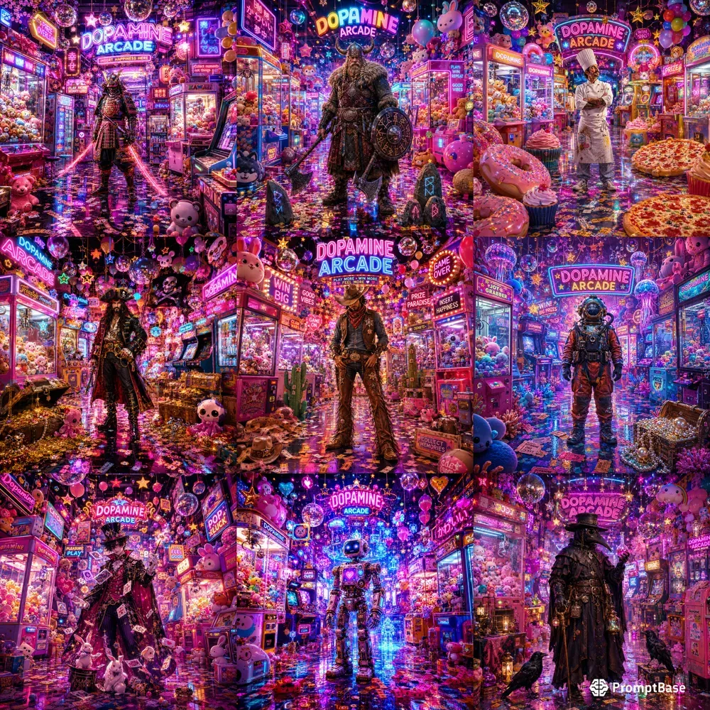 Hypermaximal Dopamine Arcade Sets