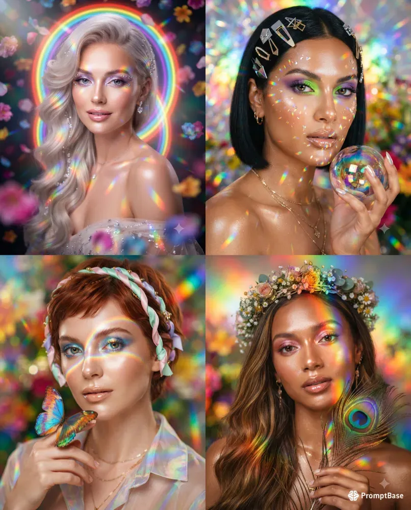 Prismatic Light Beauty Photography