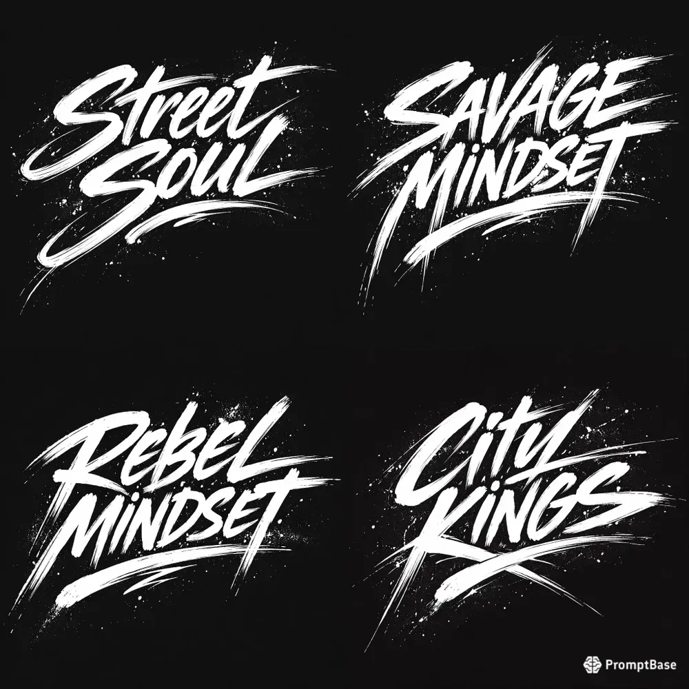 Street Expressive Calligraphy Logos