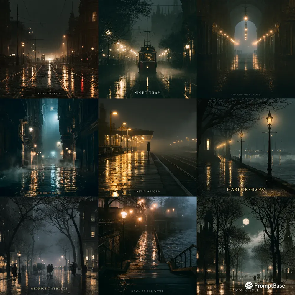 Nocturnal Cinematic Photo Covers
