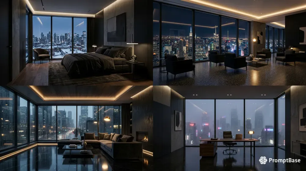 Ultraluxury Modern Dark Interior Designs