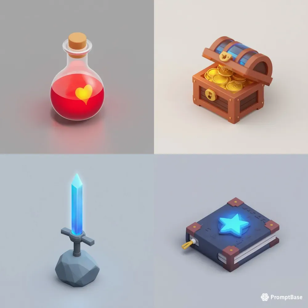 Isometric Fantasy RPG Game 3D Assets