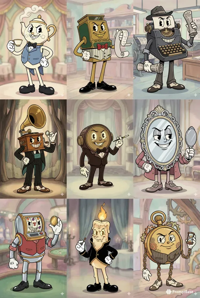 Cuphead Bosses In 1930s Rubber Hoses