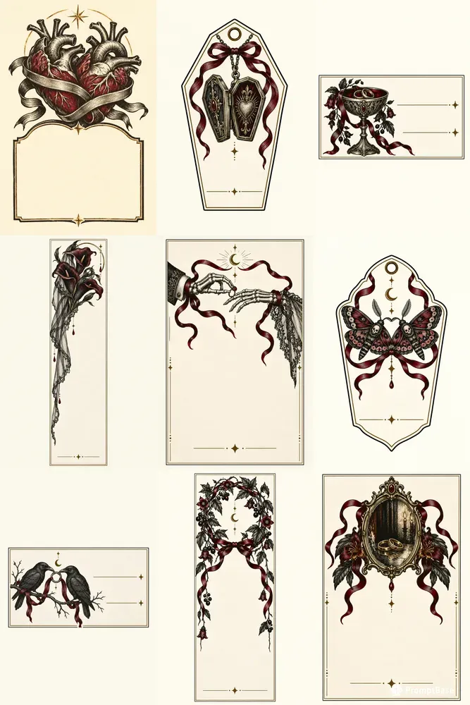 Gothic Wedding After Dark Printables