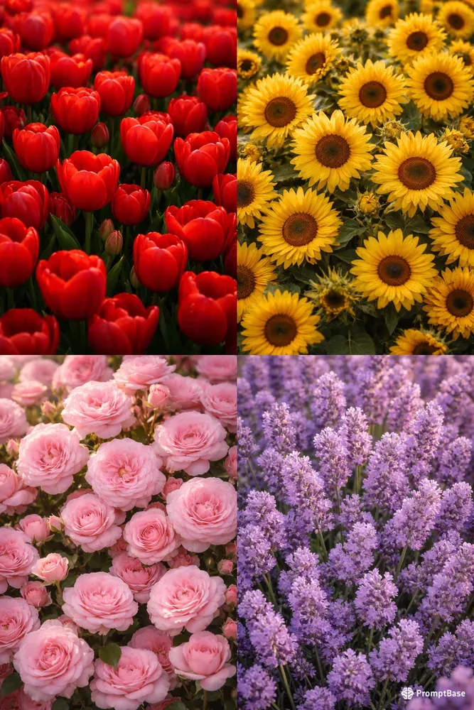 Ultra Realistic Dense Flower Cluster Gens