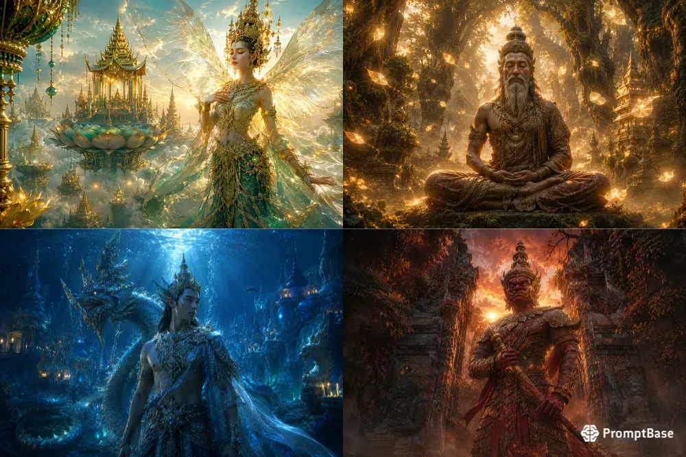 Thai Celestial Mythic Masterpieces Ai