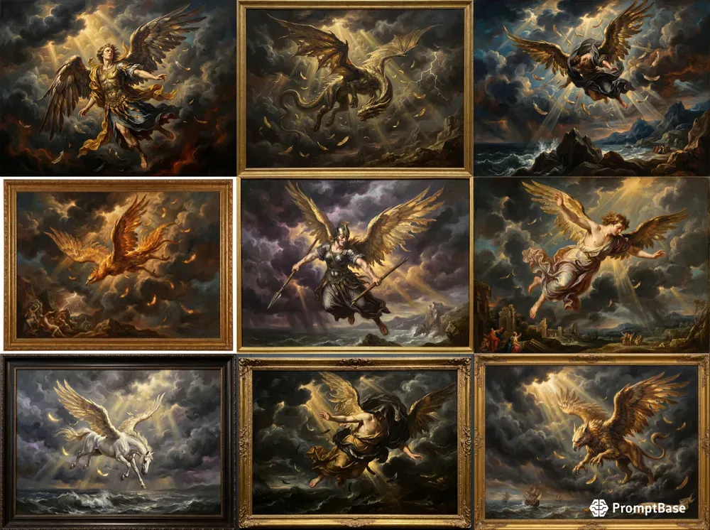 Baroque Oil Celestial Grandeur