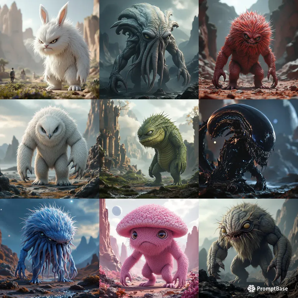 Creature Designs Clumsy Designs Aliens