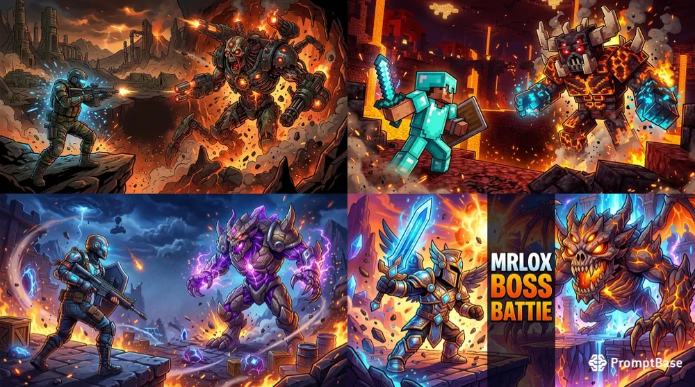 Gamespecific Boss Battle Thumbnails