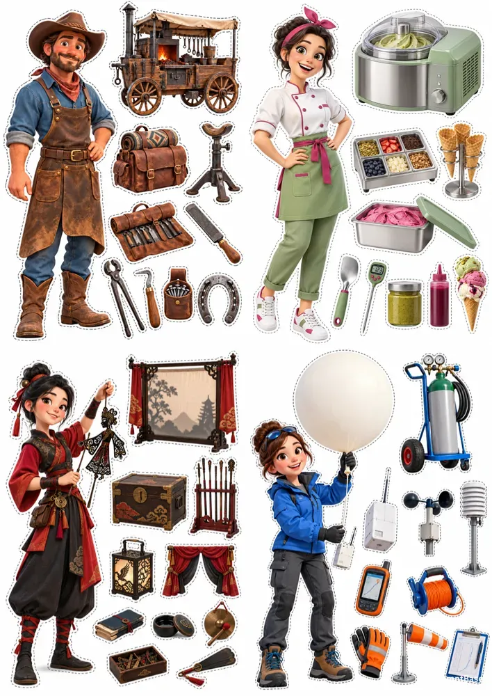 Character Tools Printables