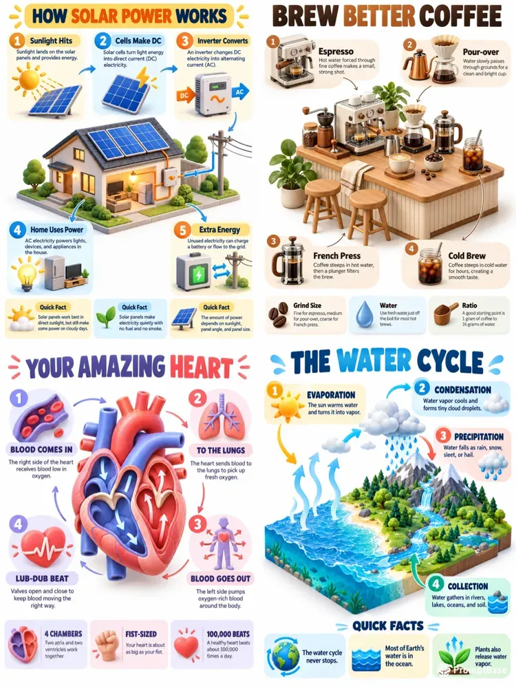 3D Isometric Infographic Posters