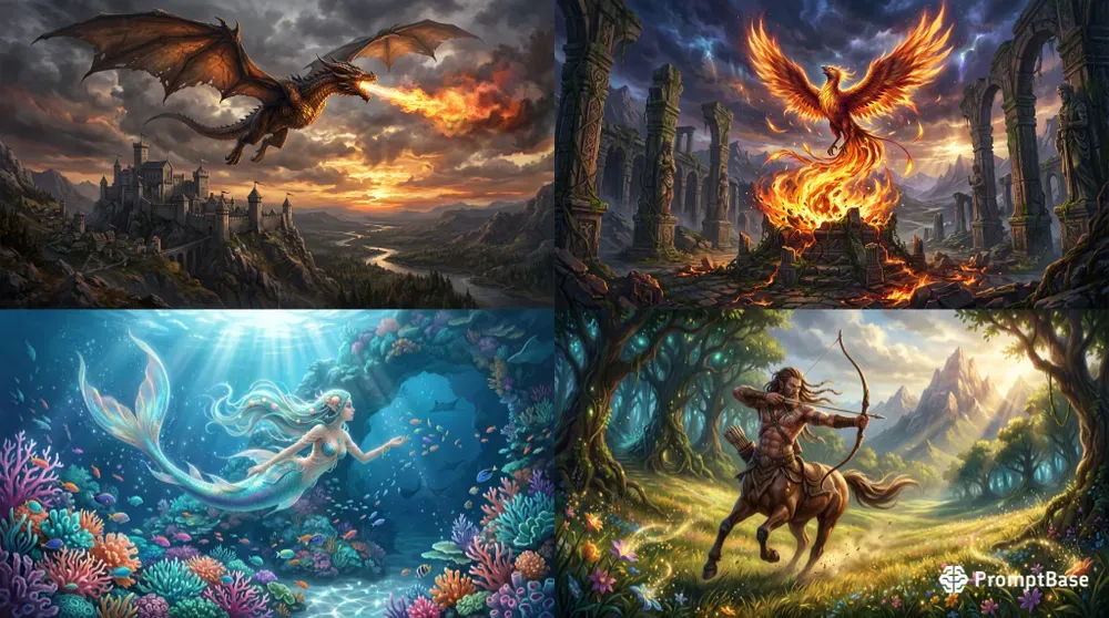 Legendary Mythical Creatures
