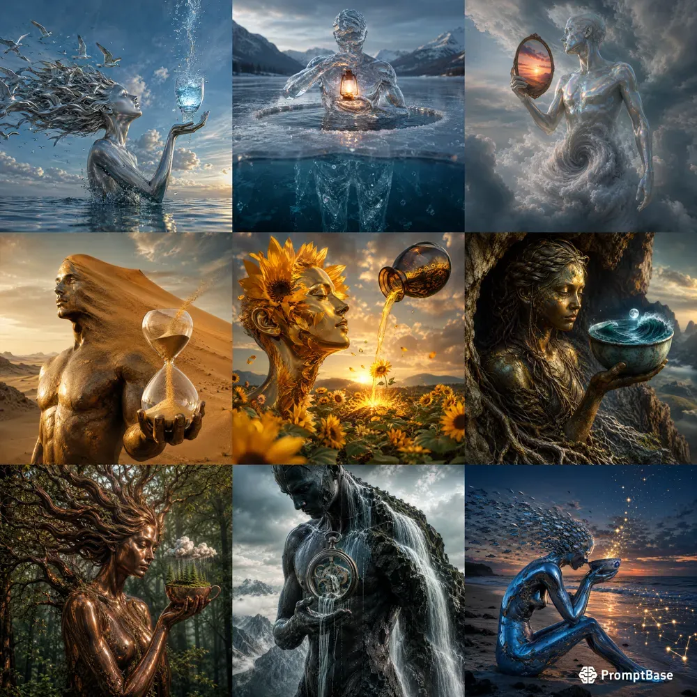 Surreal Human Nature Illusions