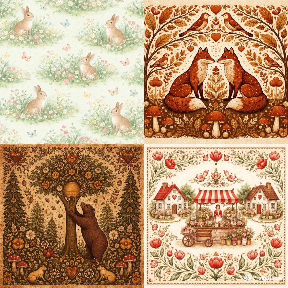 Nordic Folk Wallpapers