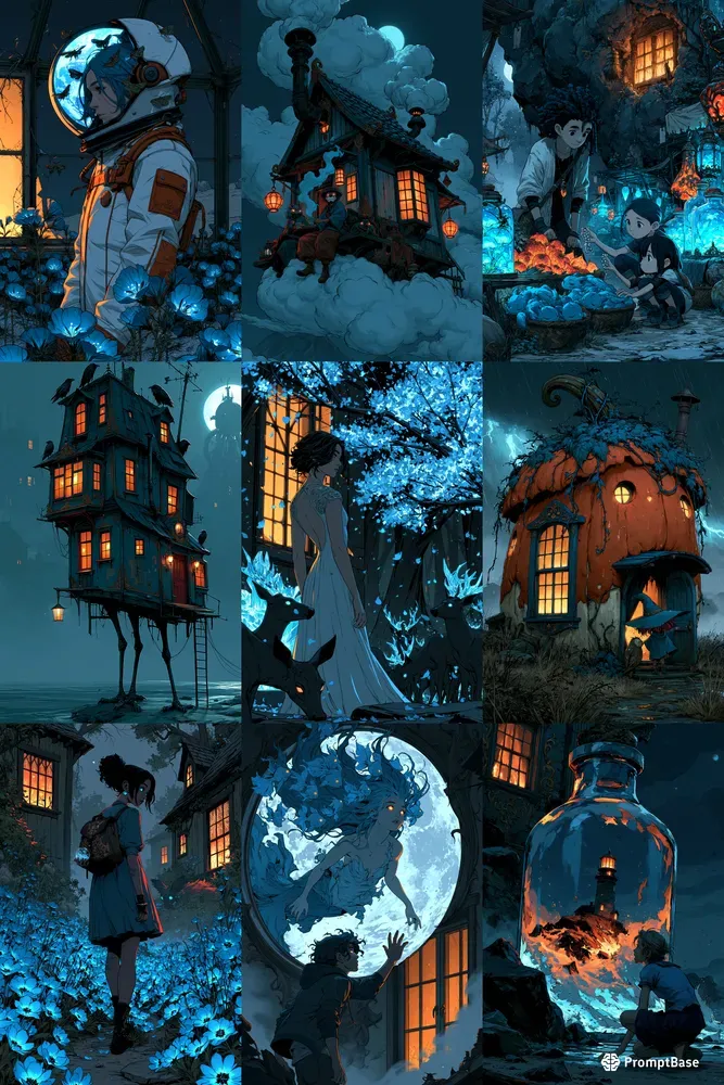 Dreamy Dark Fantasy Storybooks