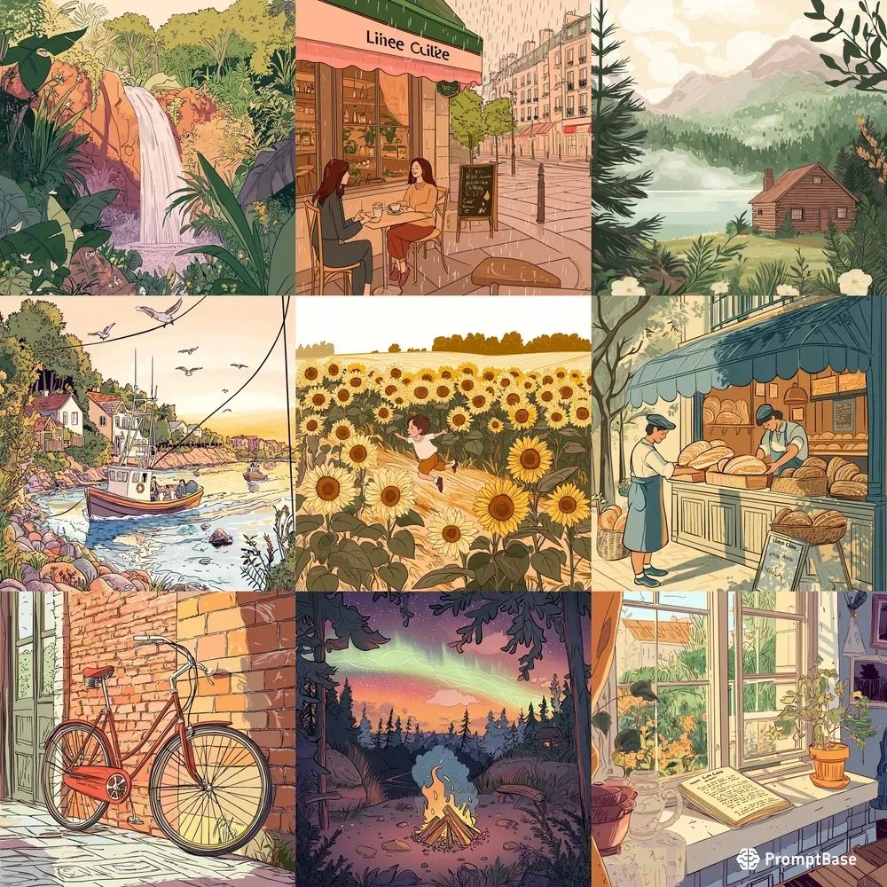 Serene Storyline Comic Art