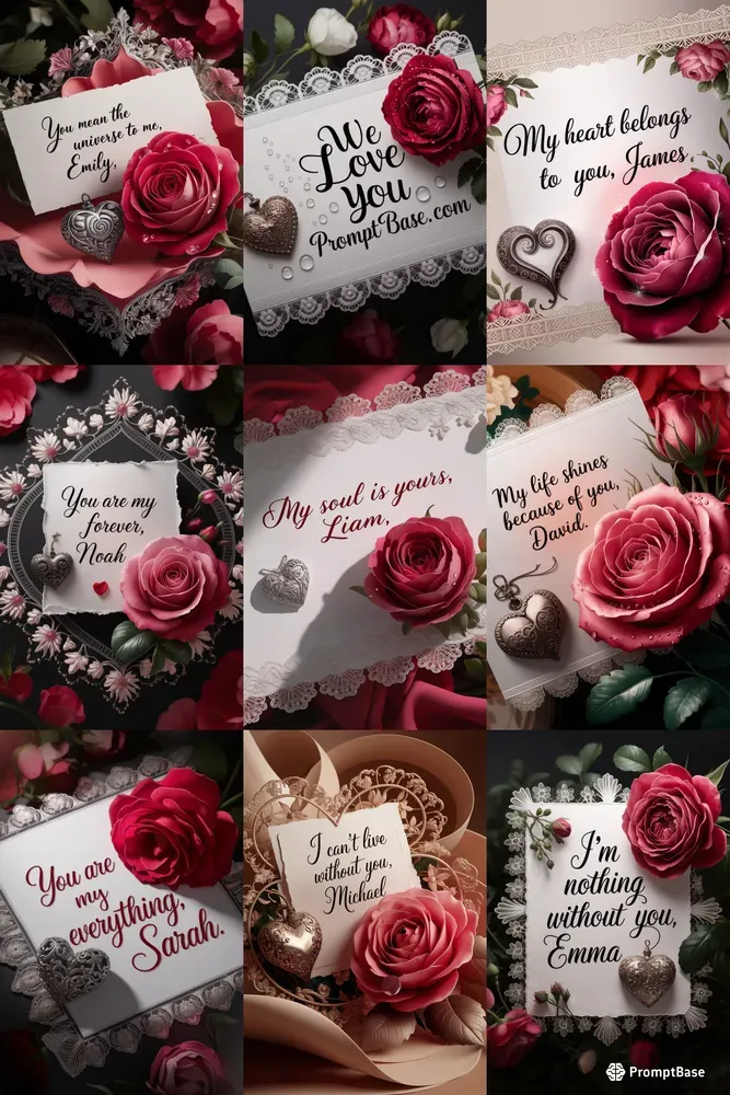 Heartfelt Valentines Day Lace Masterpies