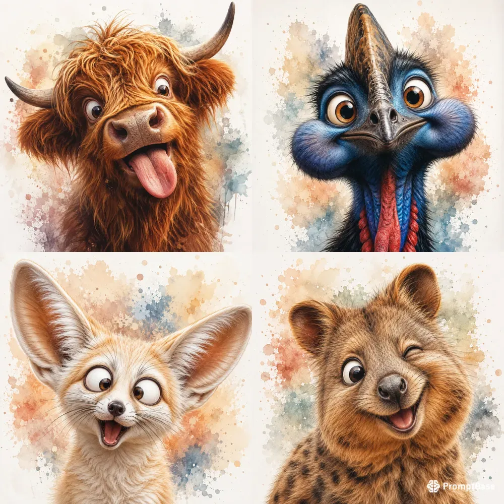 Goofy Animal Portrait Collections