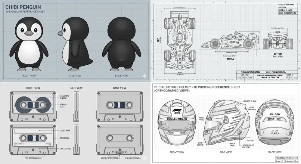 Ultradetailed 3D Character Blueprints