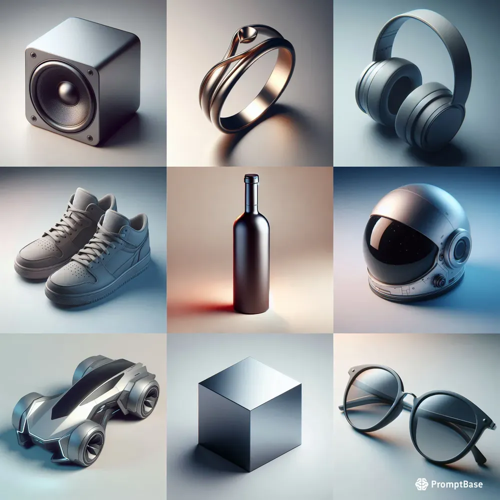 Clean 3D Modeling Art