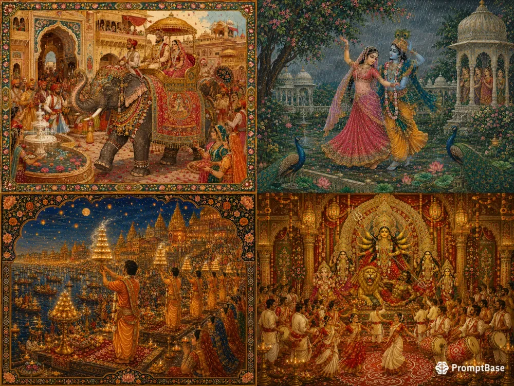 Indian Traditional Paintings Generator