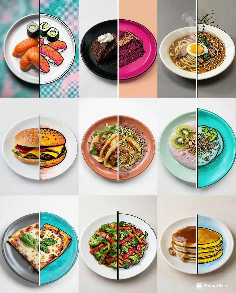 Split Plate Pop Posters